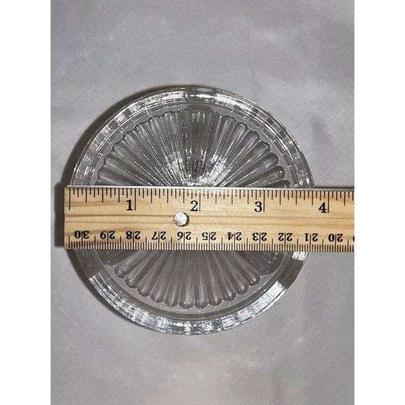 Vintage Three Praying Angels Crystal Clear Votive Candle Holder Made In Taiwan - Picture 7 of 8